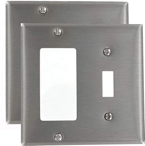 Stainless Steel Light Switch Plates, Outlet Covers, 